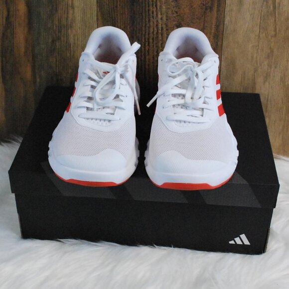 Adidas AMPLIMOVE TRAINER SHOES Red/White Womens Size 9 - Picture 4 of 5